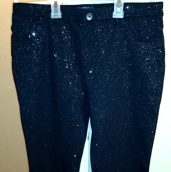 🎀Brand New🎀 Girls Glitter Woven Jeggings - Picture 8 of 8